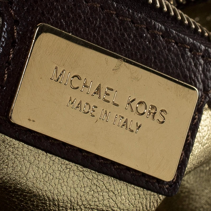 Michael Kors Micheal Kors Cream/Black Python Turnlock Satchel For Women - Image 8