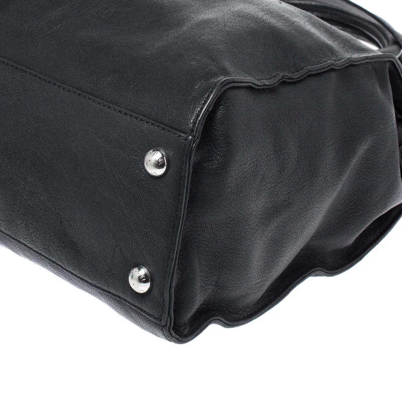 MICHAEL Michael Kors Black Leather Hamilton Tote For Women - Image 11