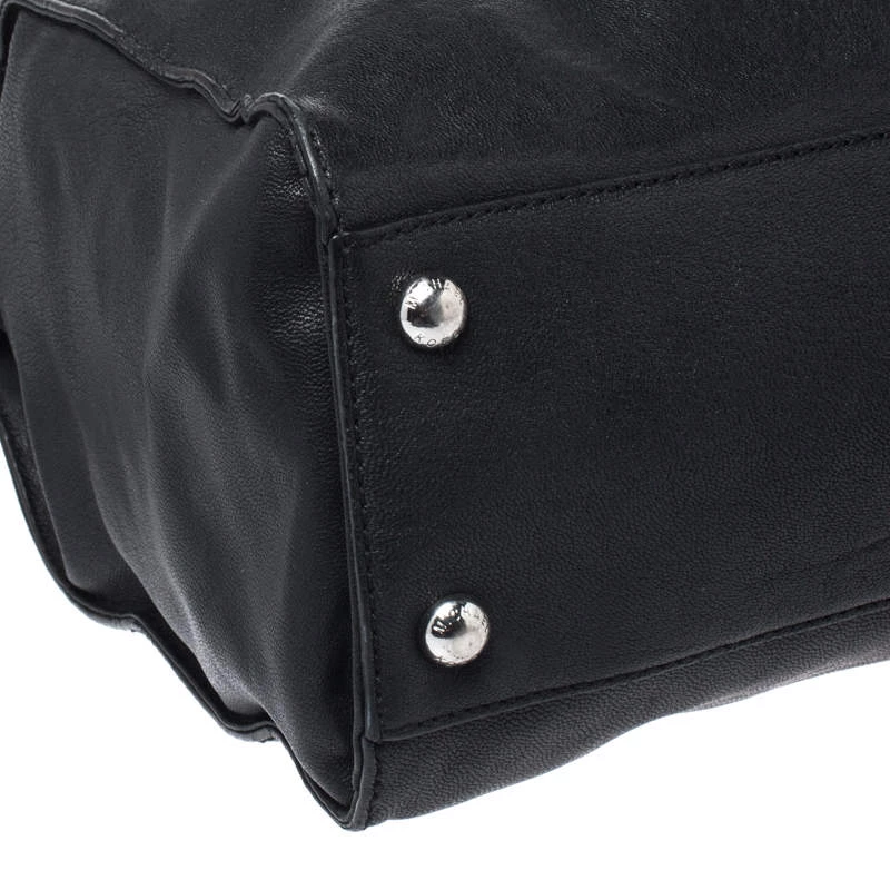 MICHAEL Michael Kors Black Leather Hamilton Tote For Women - Image 10