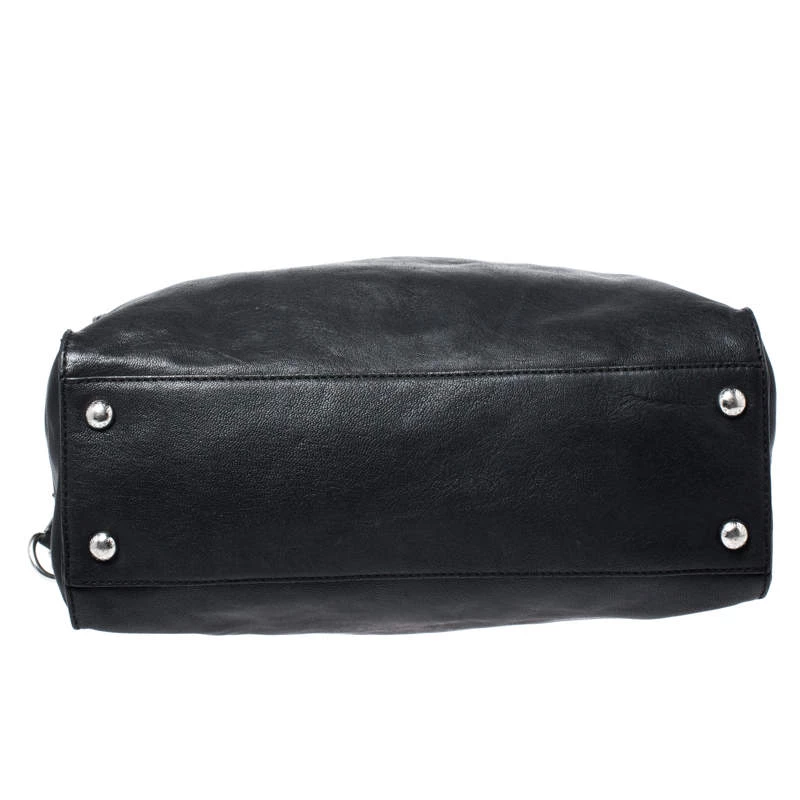 MICHAEL Michael Kors Black Leather Hamilton Tote For Women - Image 6