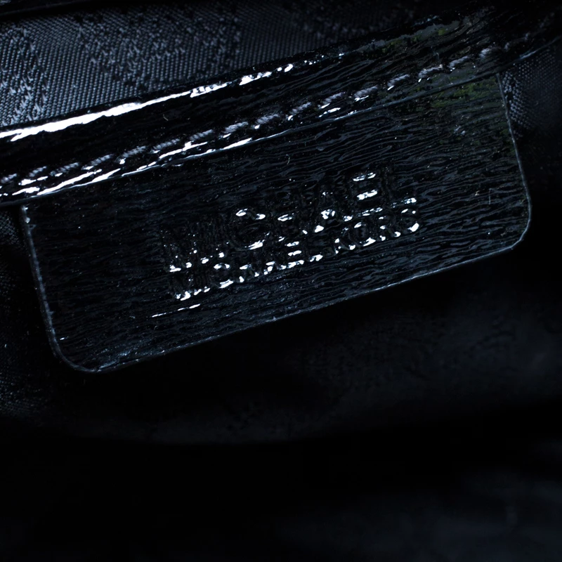 MICHAEL Michael Kors Black Patent Leather Selma Tote For Women - Image 8