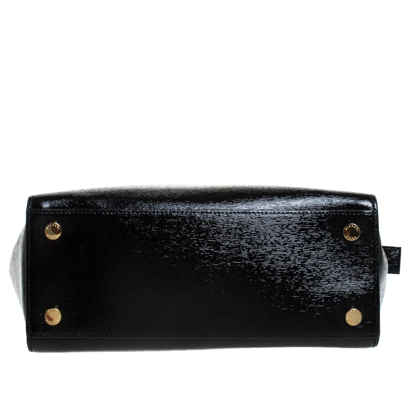 MICHAEL Michael Kors Black Patent Leather Selma Tote For Women - Image 6