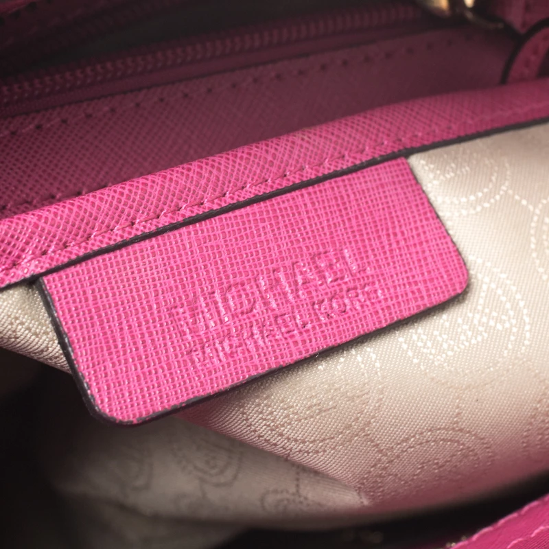 MICHAEL Michael Kors Fuchsia Leather Large Selma Tote For Women - Image 8