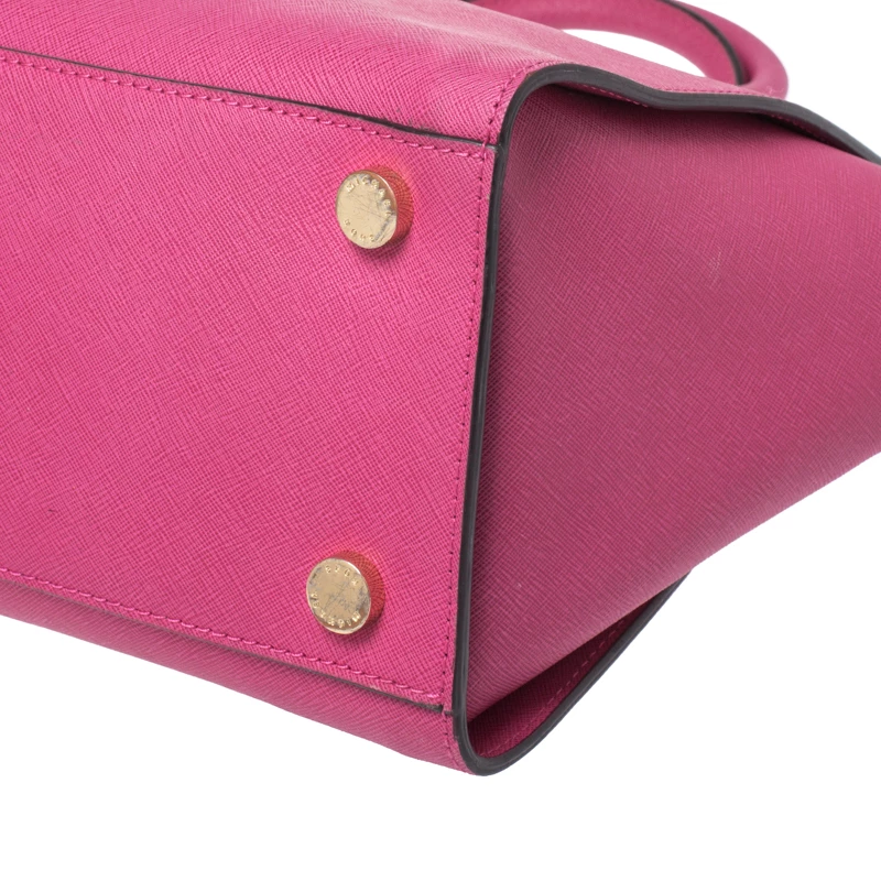 MICHAEL Michael Kors Fuchsia Leather Large Selma Tote For Women - Image 11