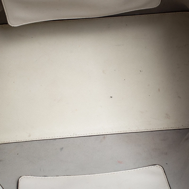 Michael Kors Cream Leather Jet Set Travel Tote For Women - Image 8