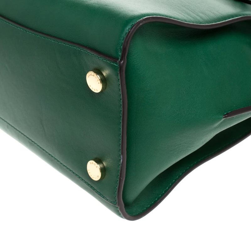 MICHAEL Michael Kors Green Leather Hamilton Tote For Women - Image 11