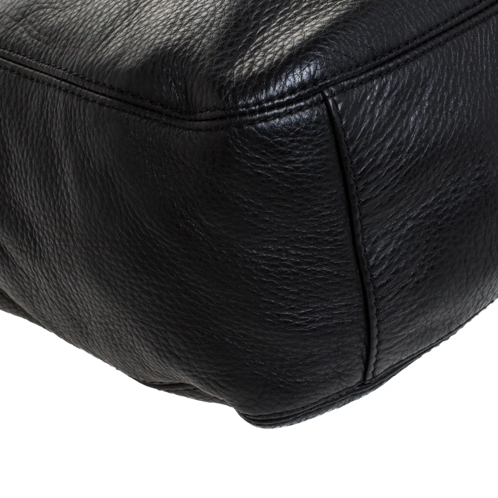 MICHAEL Michael Kors Black Leather Lilly Shoulder Bag For Women - Image 10