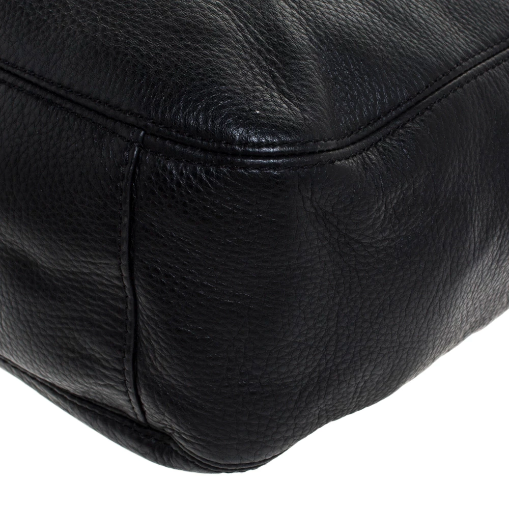 MICHAEL Michael Kors Black Leather Lilly Shoulder Bag For Women - Image 11