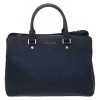 MICHAEL Michael Kors Blue Leather Savannah Satchel For Women