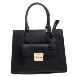 MICHAEL Michael Kors Black Leather Bridgette Tote For Women