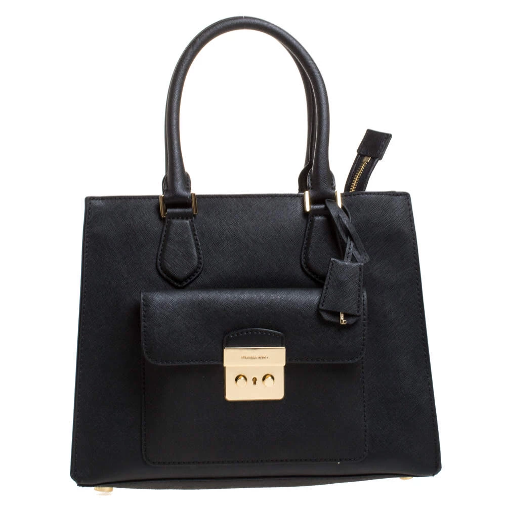 MICHAEL Michael Kors Black Leather Bridgette Tote For Women