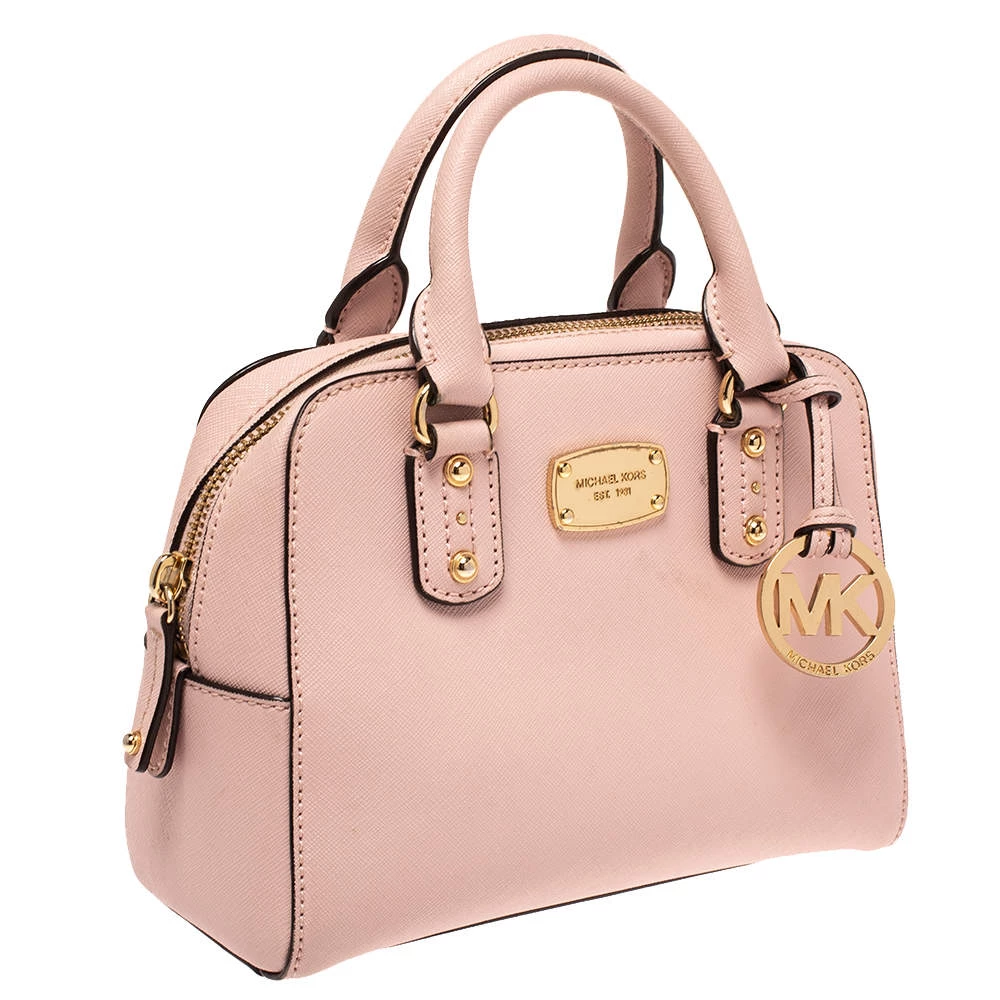Michael Michael Kors Pink Leather MIni 2way Crossbody Bag For Women - Image 3