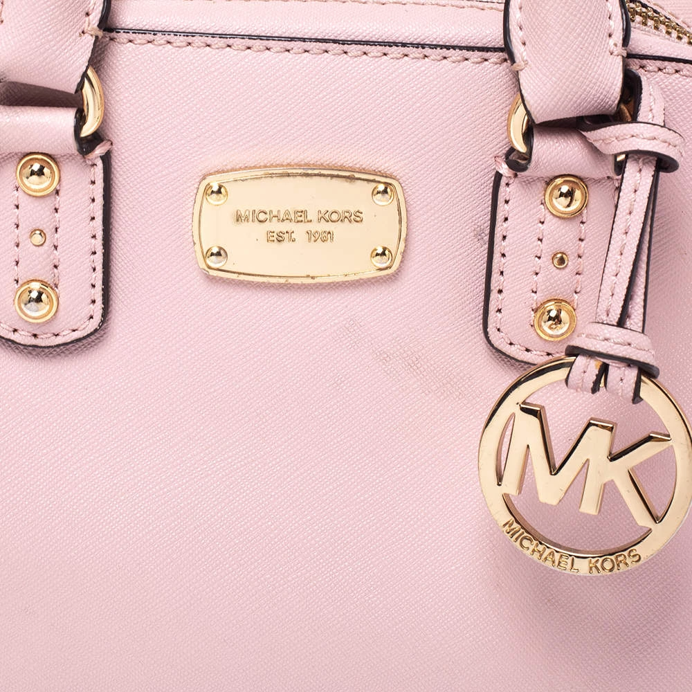 Michael Michael Kors Pink Leather MIni 2way Crossbody Bag For Women - Image 5