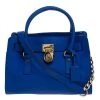 MICHAEL Michael Kors Blue Leather Medium Hamilton Tote For Women