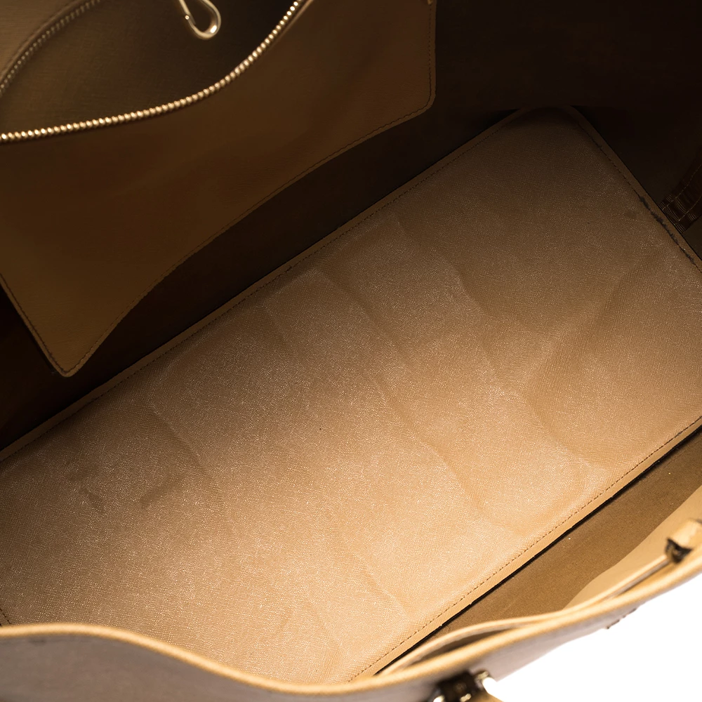 Michael Kors Tan Leather Jet Set Travel Tote For Women - Image 7