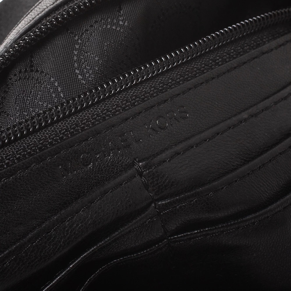 Michael Kors Black Leather Small Sloan Shoulder Bag For Women - Image 8