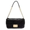Michael Kors Black Leather Small Sloan Shoulder Bag For Women