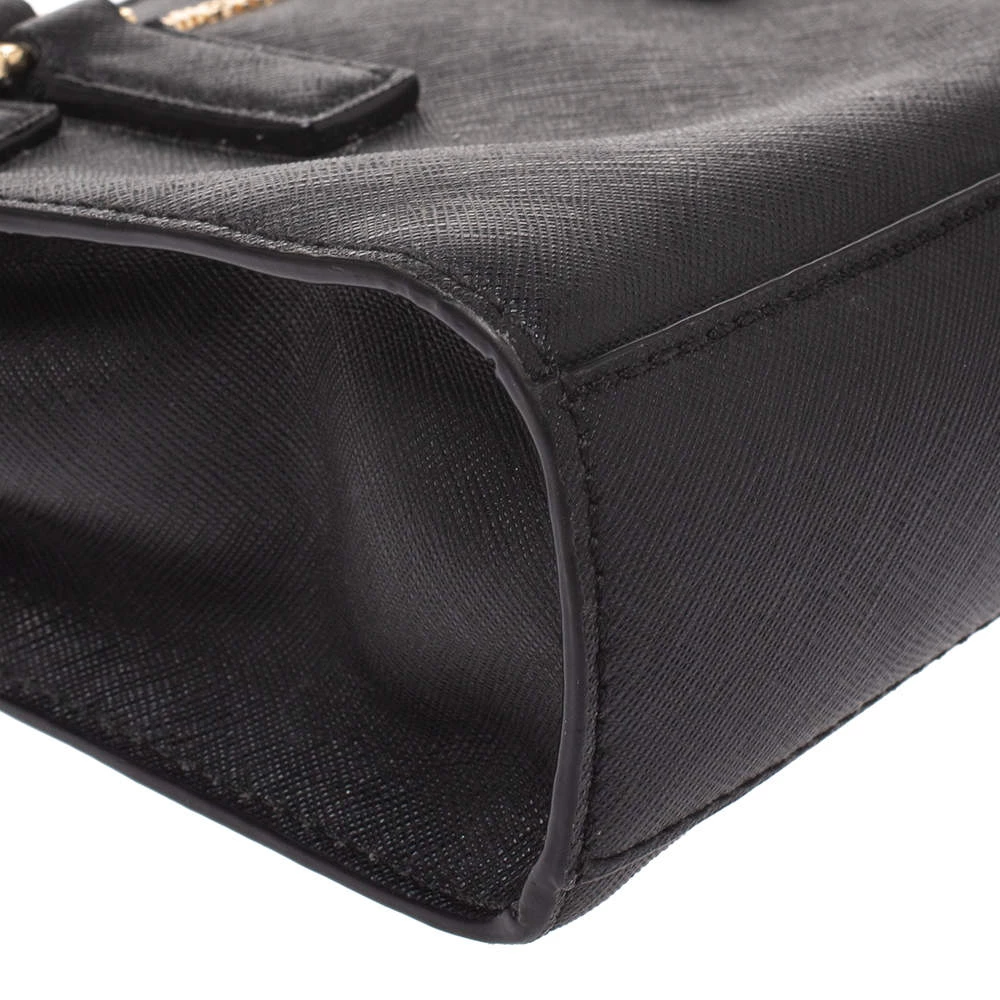 MICHAEL Michael Kors Black Leather Mini Dillon Crossbody Bag For Women - Image 11