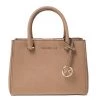 Michael Kors Brown Leather Top Zipped Tote For Women