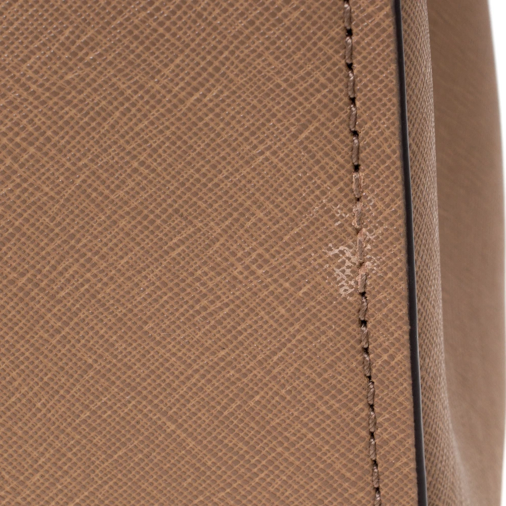 Michael Kors Brown Leather Top Zipped Tote For Women - Image 6