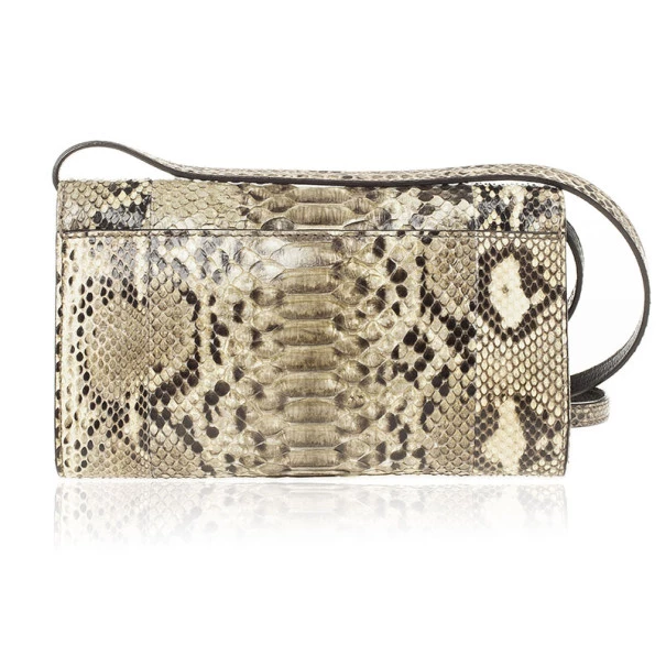 Michael Kors Gia Python Clutch Bag For Women - Image 5