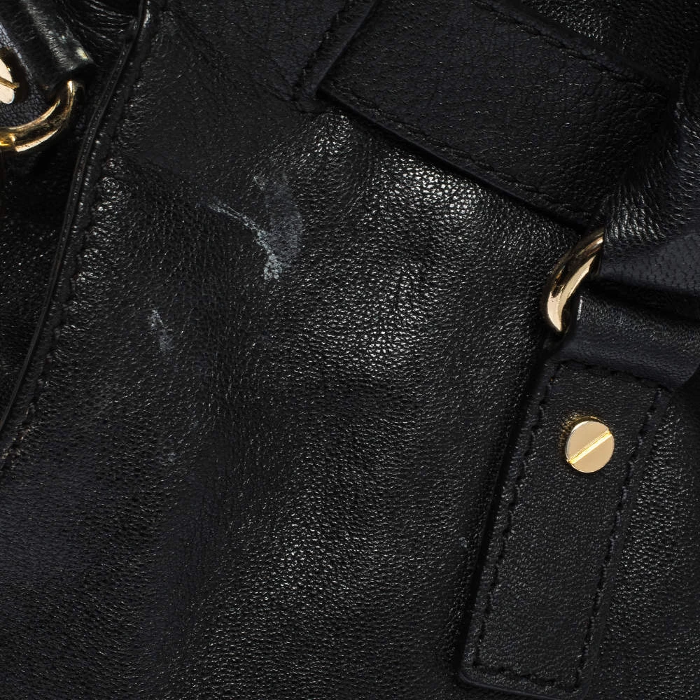 Michael Michael Kors Black Leather Large Hamilton North South Tote For Women - Image 6