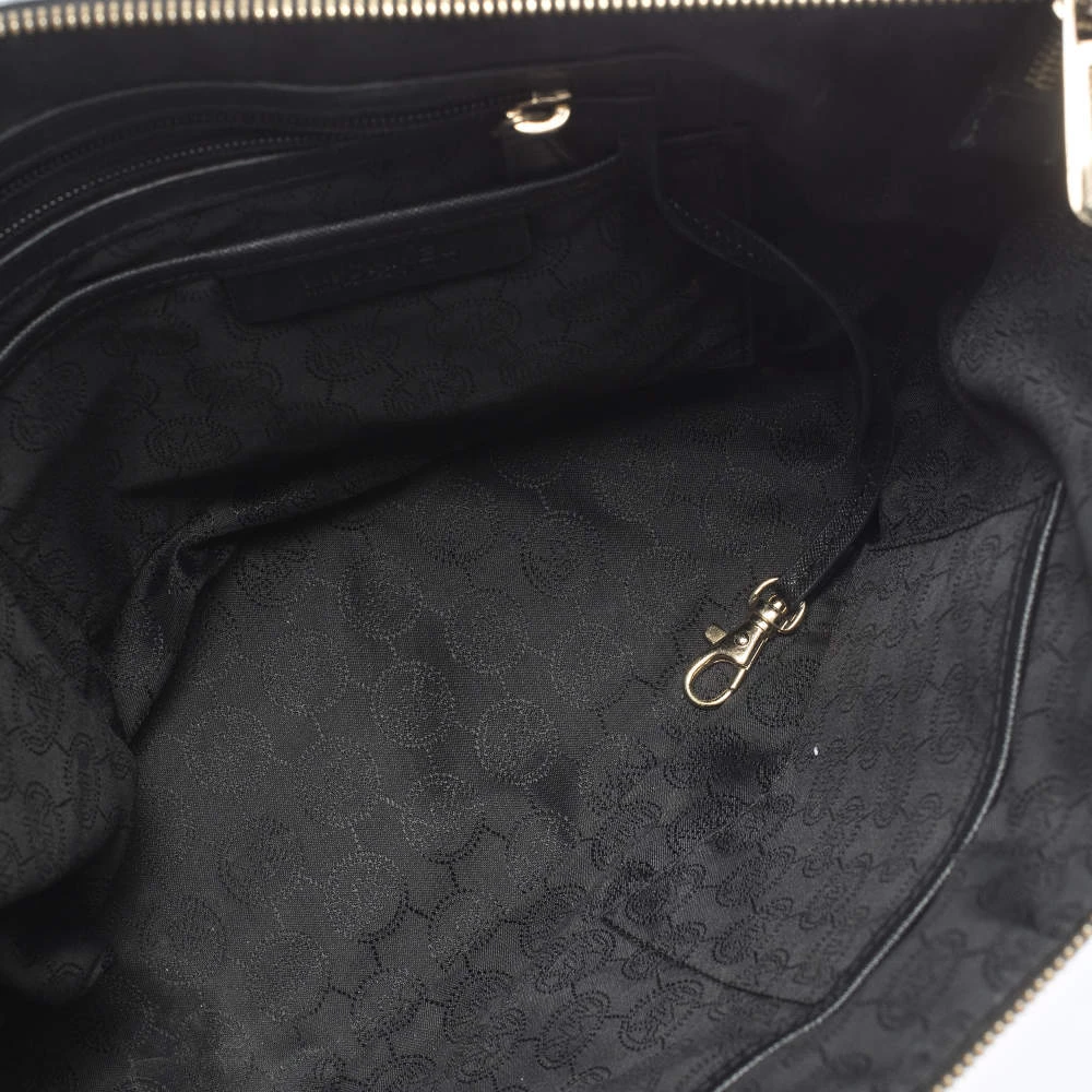 MICHAEL Michael Kors Black Saffiano Leather Top-zip Jet Set Tote For Women - Image 7