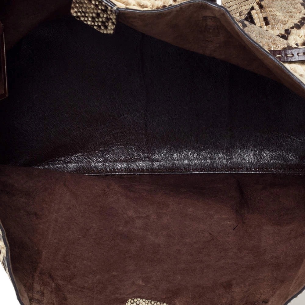 Michael Kors Multicolor Python Leather Ultra Stitch Handle Jaryn Tote For Women - Image 7