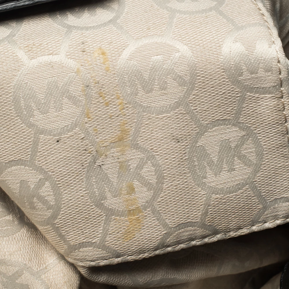 MICHAEL Michael Kors Black Croc Embossed Leather Hamilton Tote For Women - Image 8