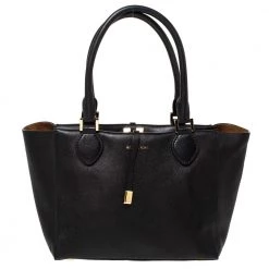 Michael Kors Black Leather Miranda Tote For Women