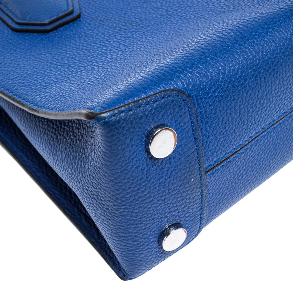 Michael Kors Royal Blue Leather Mini Mercer Tote For Women - Image 11