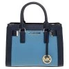 Michael Kors Two Tone Blue Saffiano Leather Small Dillon Tote For Women
