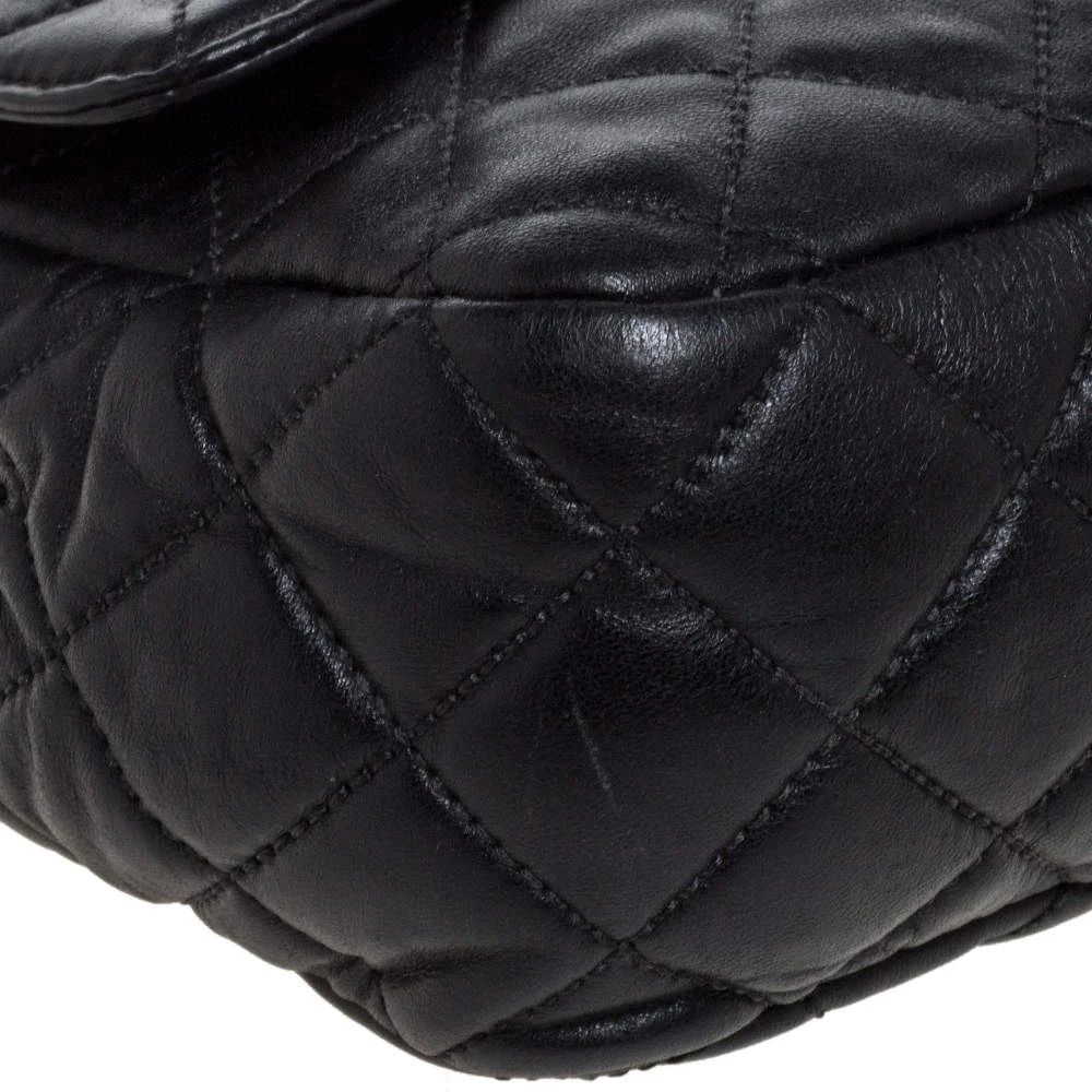 Michael Kors Black Leather Vivianne Shoulder Bag For Women - Image 12