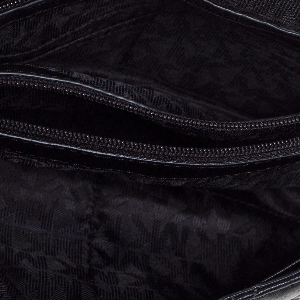 Michael Kors Black Leather Vivianne Shoulder Bag For Women - Image 7