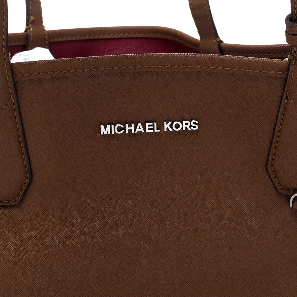 Michael Kors Brown Leather Candy Reversible Tote For Women - Image 5
