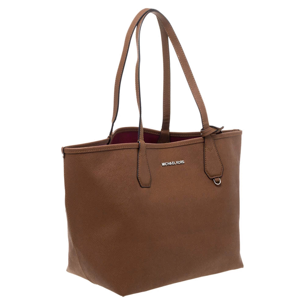 Michael Kors Brown Leather Candy Reversible Tote For Women - Image 3