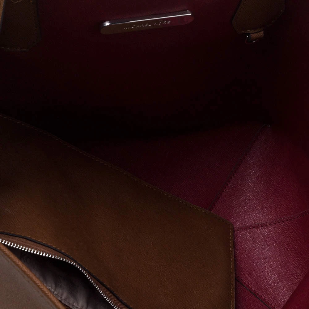 Michael Kors Brown Leather Candy Reversible Tote For Women - Image 7