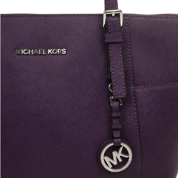 Michael Kors Jet Set Top-Zip Saffiano Tote For Women - Image 9
