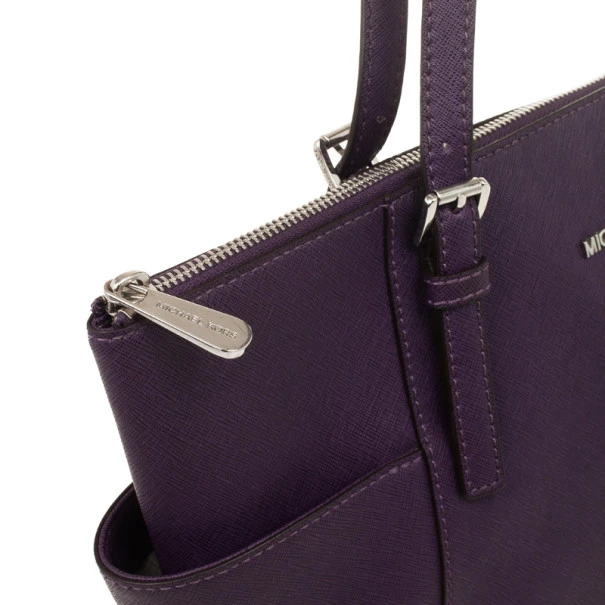 Michael Kors Jet Set Top-Zip Saffiano Tote For Women - Image 11