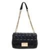 Michael Kors Micheal Kors Black Leather Large Sloan Shoulder Bag For Women