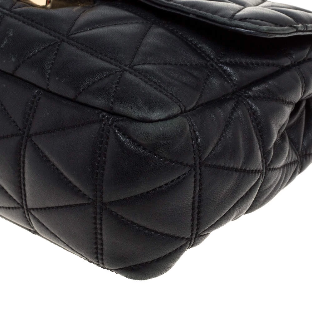 Michael Kors Micheal Kors Black Leather Large Sloan Shoulder Bag For Women - Image 11