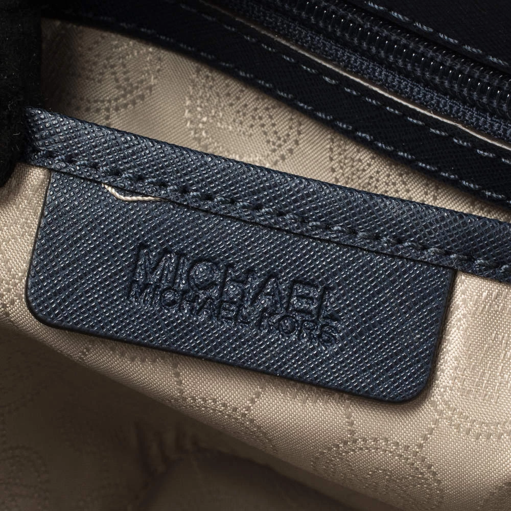 Michael Kors Multicolor Leather Double Zip Jet Set Tote For Women - Image 8