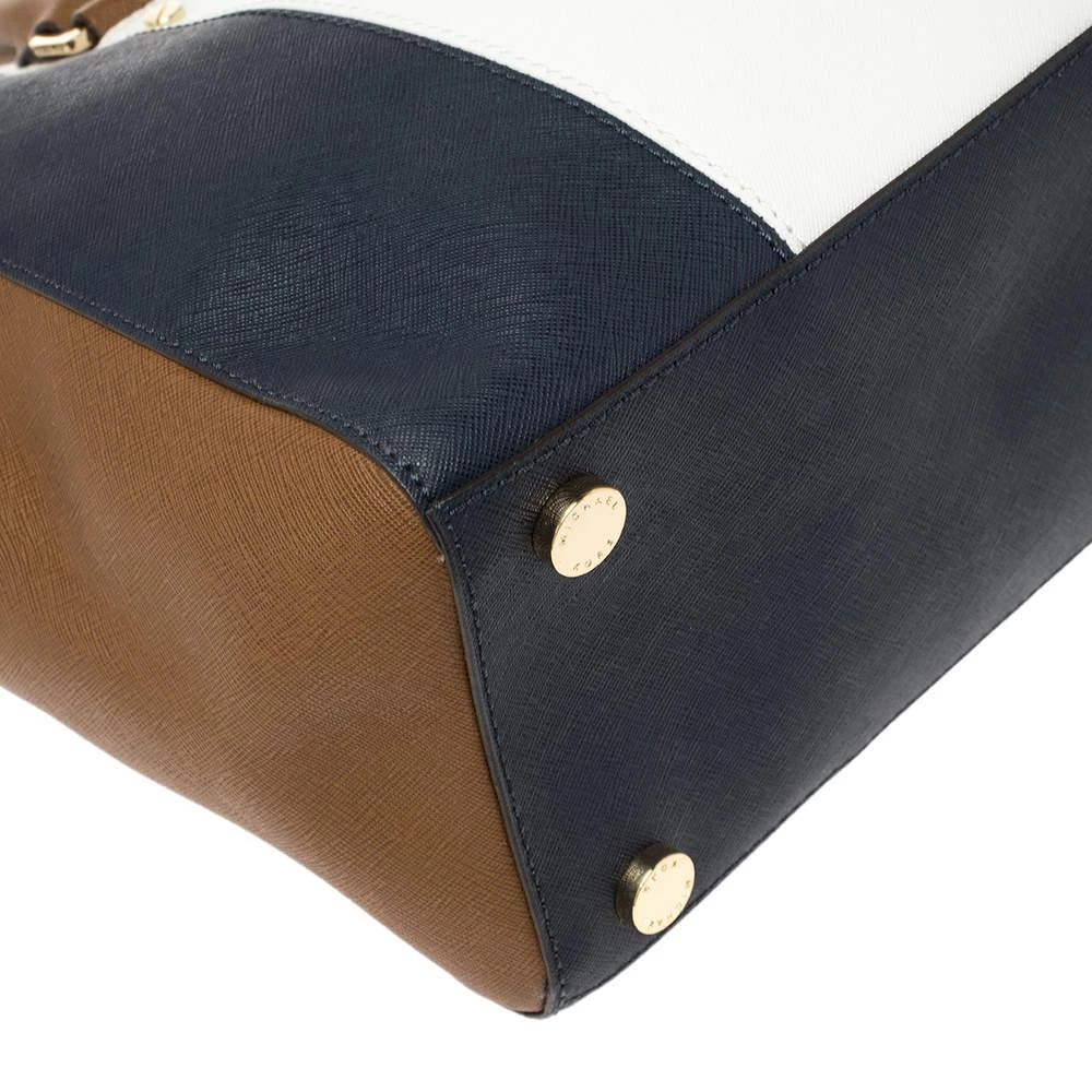 Michael Kors Multicolor Leather Double Zip Jet Set Tote For Women - Image 12