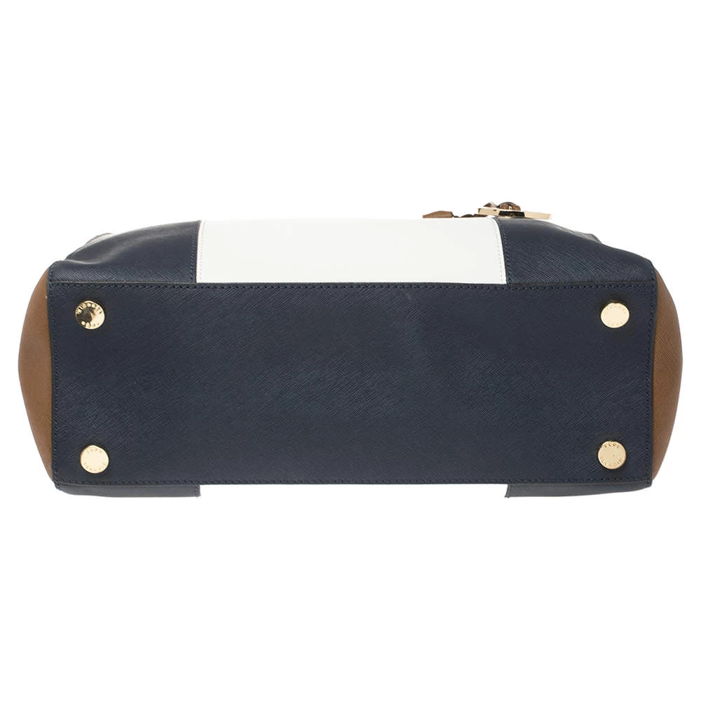 Michael Kors Multicolor Leather Double Zip Jet Set Tote For Women - Image 6