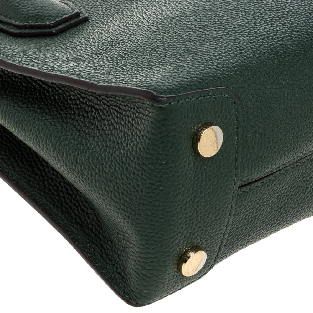 Michael Kors Green Leather Mini Mercer Tote For Women - Image 10
