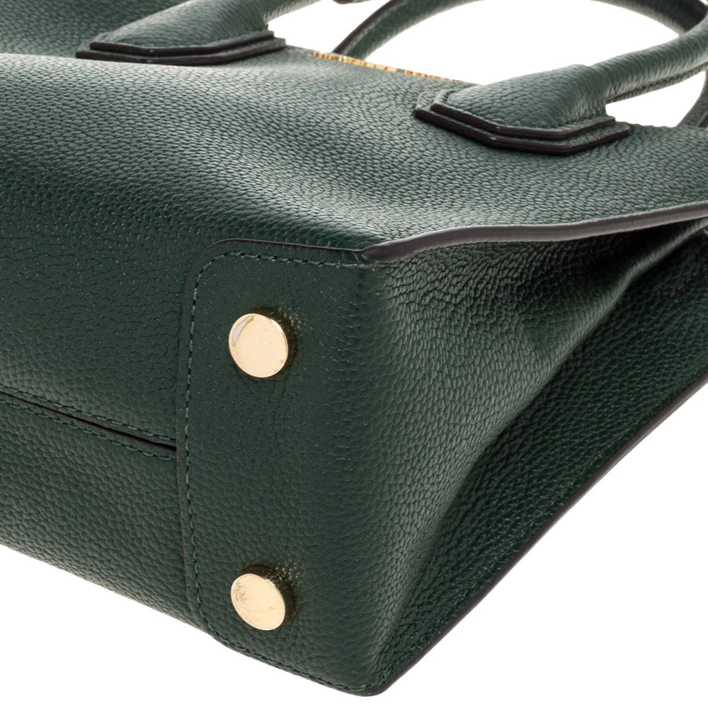 Michael Kors Green Leather Mini Mercer Tote For Women - Image 11