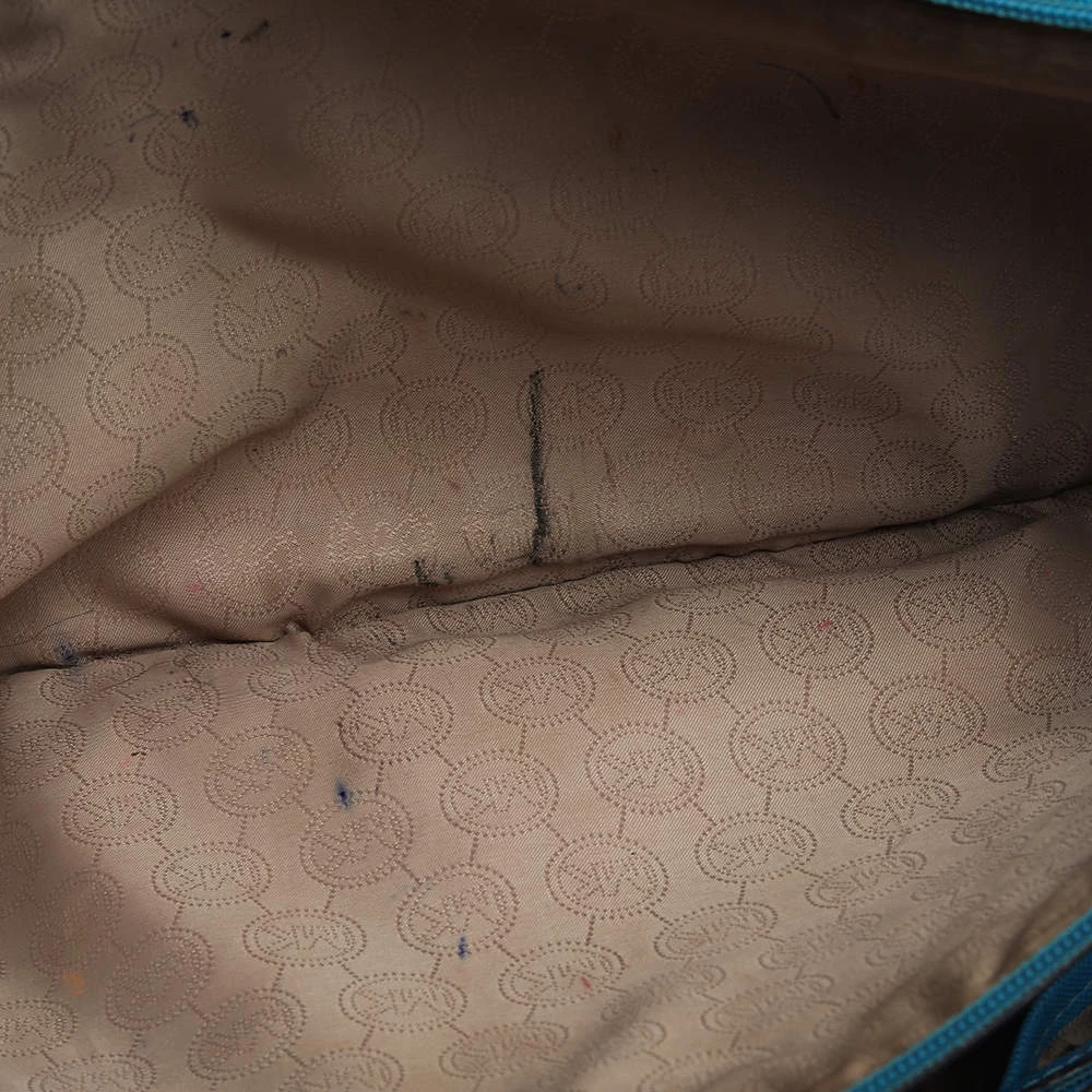 MICHAEL Michael Kors Blue Leather Medium Jet Set Tote For Women - Image 12