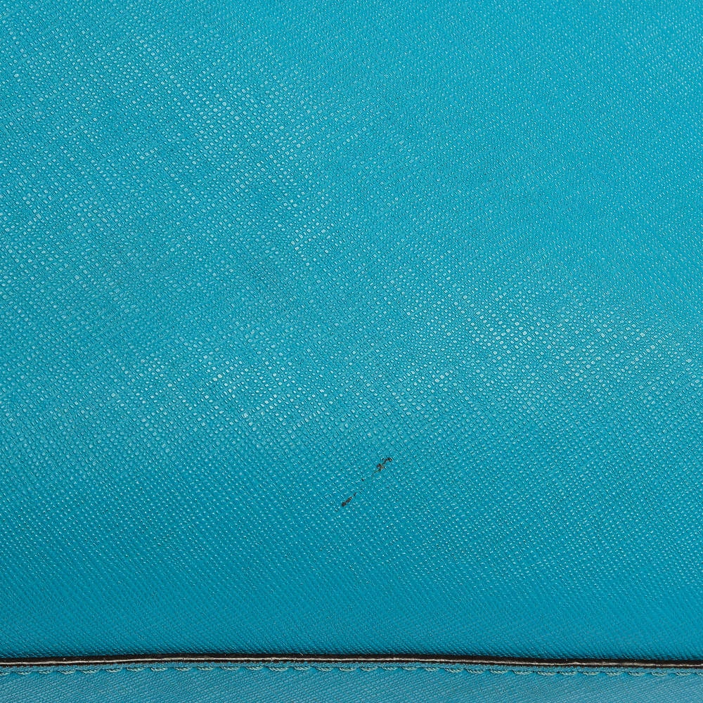 MICHAEL Michael Kors Blue Leather Medium Jet Set Tote For Women - Image 7