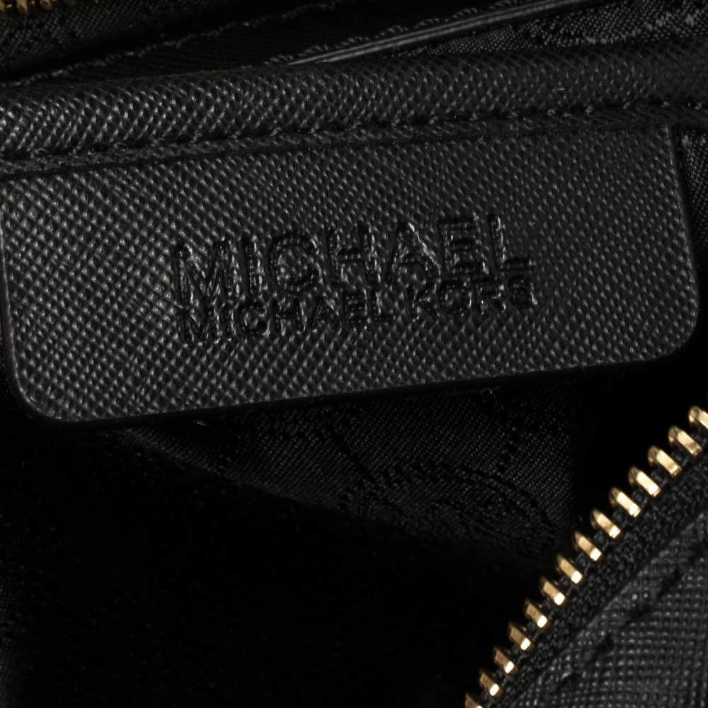 Michael Kors MICHAEL Micheal Kors Black Leather Cindy Dome Satchel For Women - Image 8