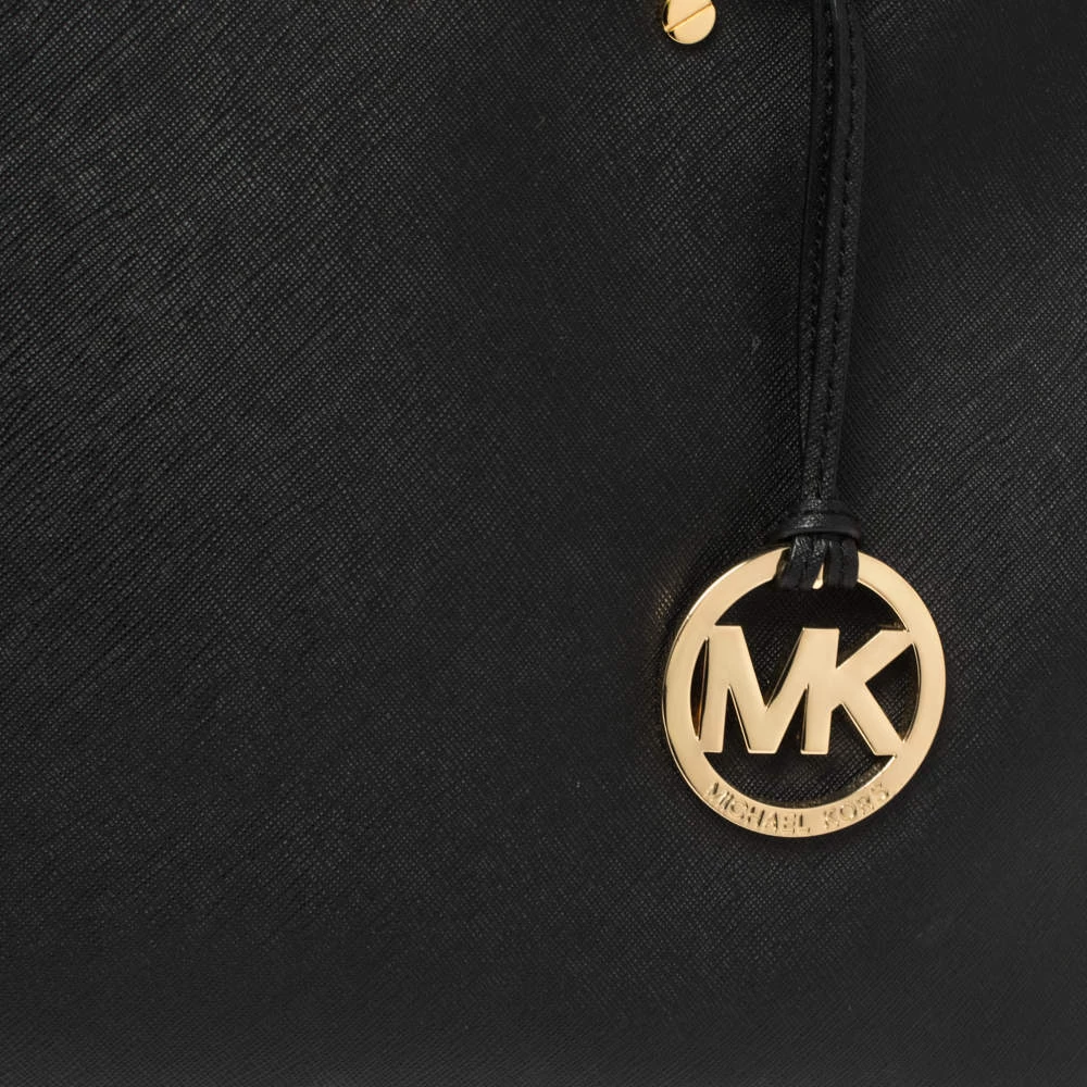 Michael Kors MICHAEL Micheal Kors Black Leather Cindy Dome Satchel For Women - Image 5